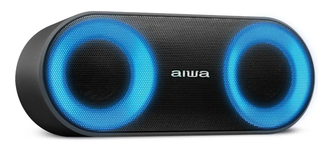 Aiwa AWS-SP-01 Caixa De Som Speaker Bluetooth Cor Preto Aiwa