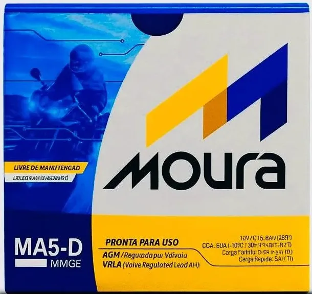 Bateria Moto Titan Fan Biz Bros Fazer 125 150 160 Mix Flex