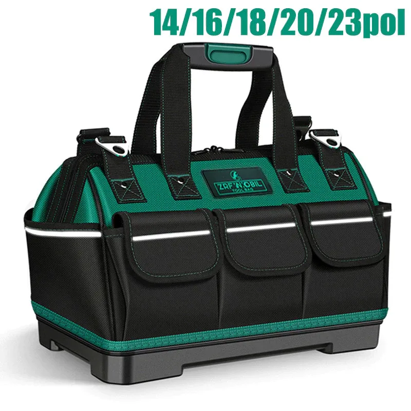 Bolsa/mala De Ferramentas Grande Reforçada Lona Profissional 14 A 23 Pol Para Marcenaria,worker Uso