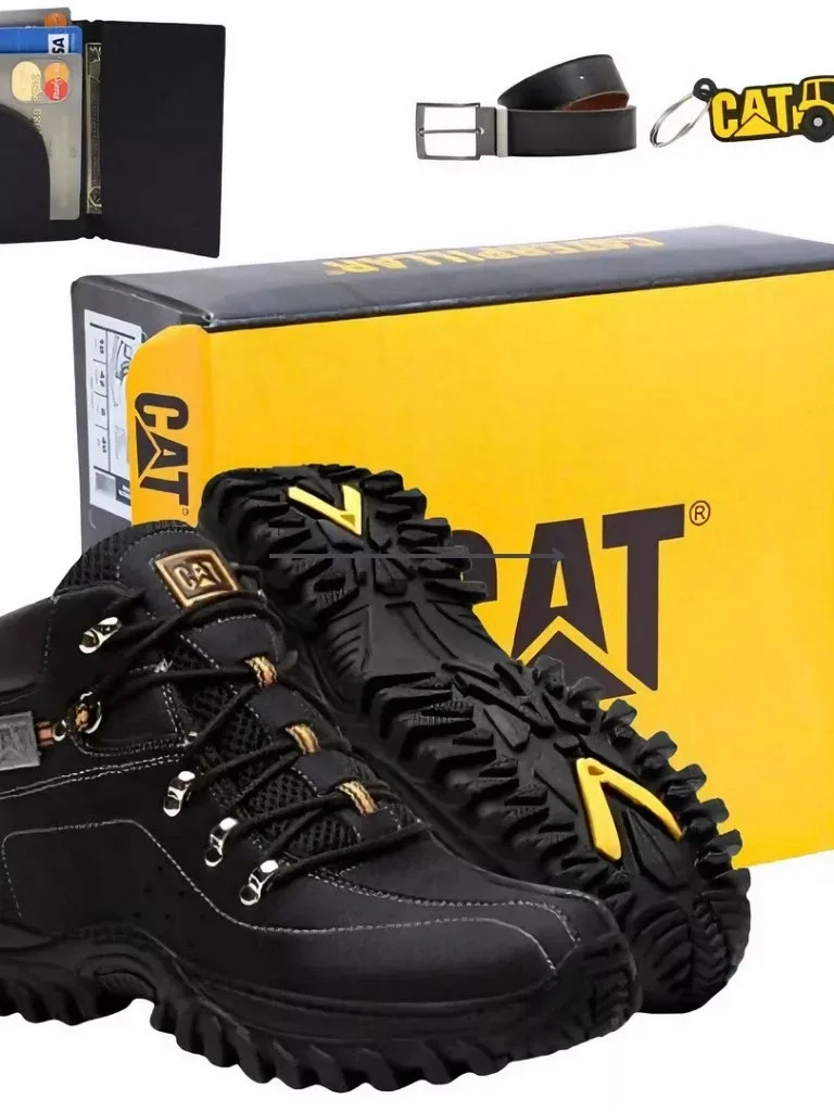 Bota Masculina Caterpillar em Lona Reforçada Promoção
