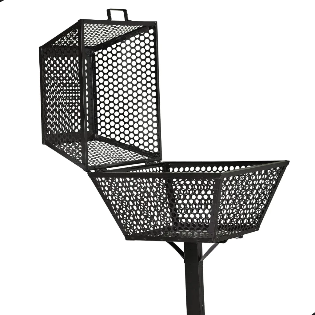 Lixeira De Calçada Externa Embutir Grande Tampa Resistente