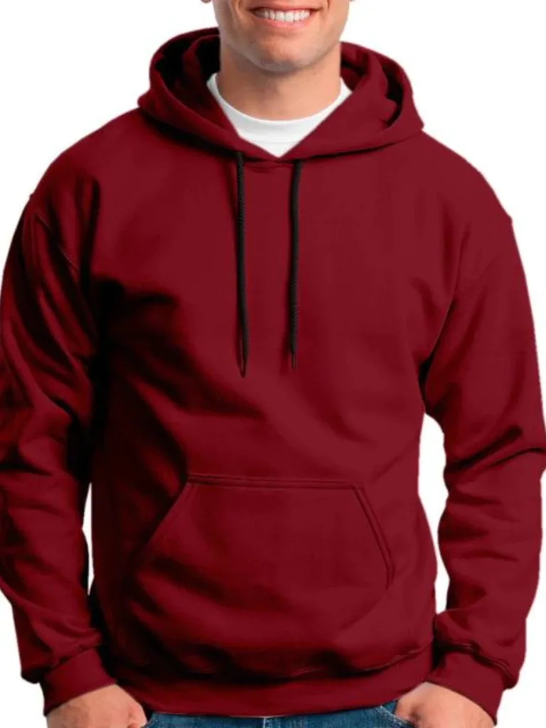 Moletom Masculino Bolso Capote Liso Gorro Canguru Blusa