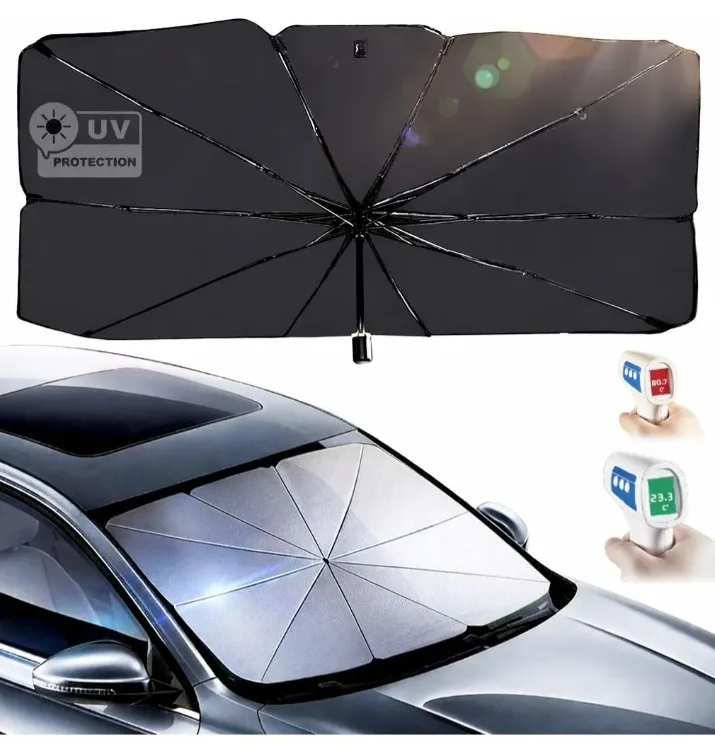 Quebra Sol Para Brisa Carro Protetor Solar Guarda Chuva