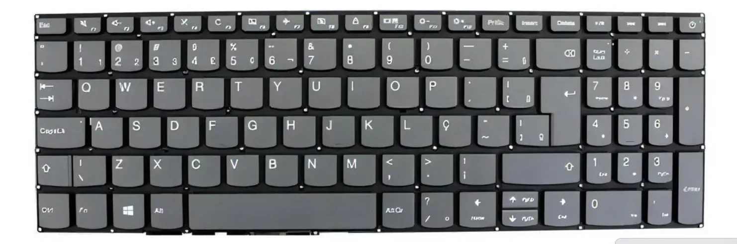 Teclado Notebook Lenovo Ideapad S145-15iwl 81s90005br Abnt2
