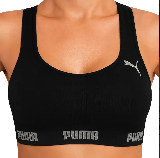 Top Puma Original Feminino Alta Sustentação Academia Fitness