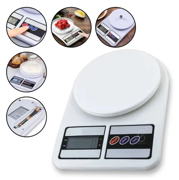 Balança Digital de Cozinha Precisão Cozinha 10kg Nutrição E Dieta, Até 10 kg, Escala 1 grama | Shopee Brasil