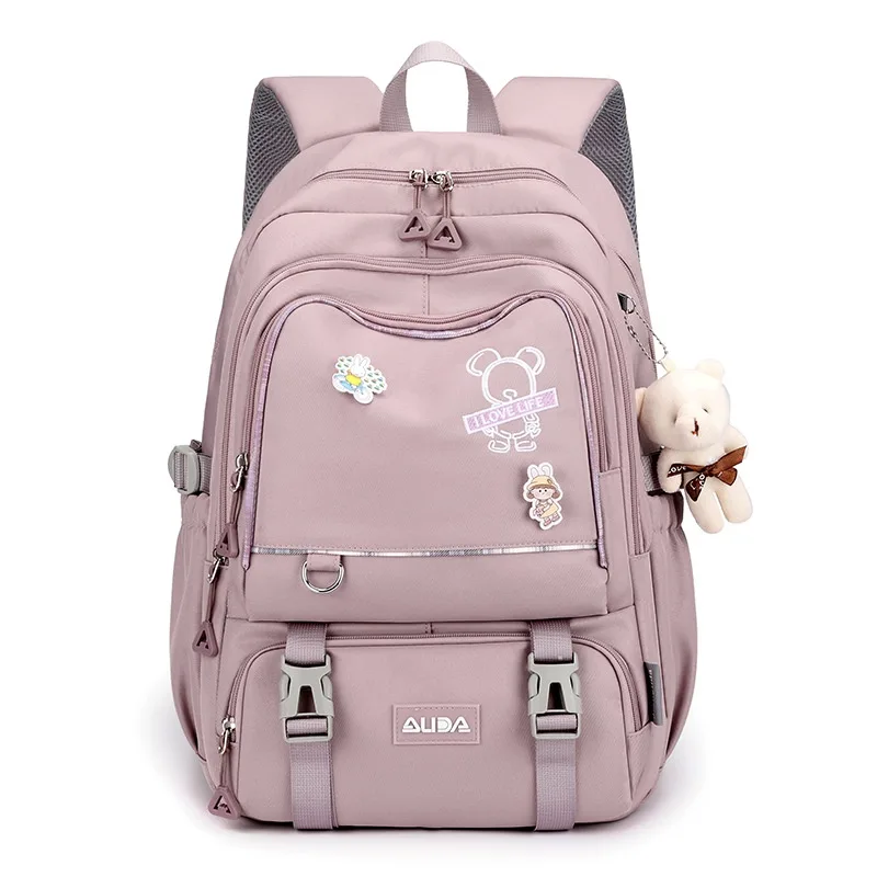 mochila escola viagem com chaveiro