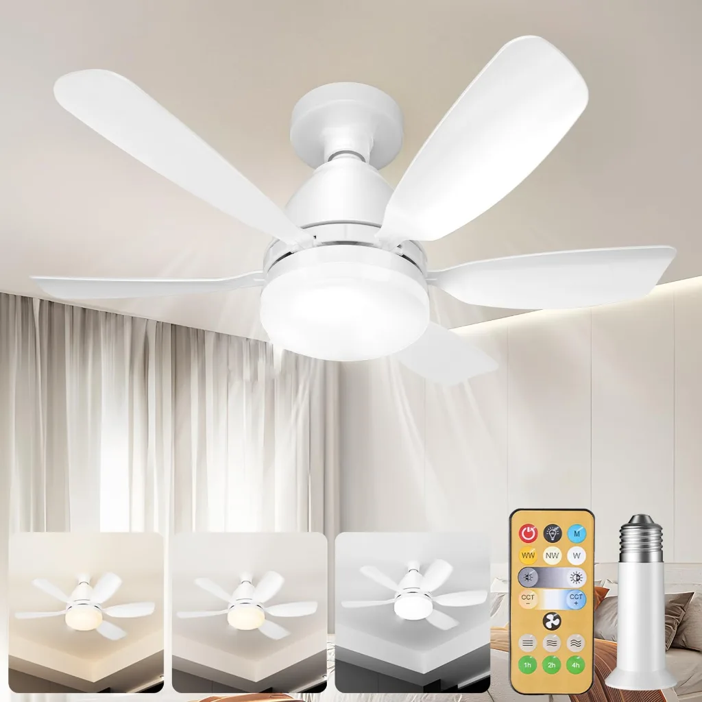 Ventilador com Luminária Mais Vendido com Conforto bivolt + controle remoto